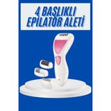 Marsilyan Profesyonel 4in1 Çok Amaçlı Epilasyon Aleti Şarjlı Pratik Taşınabilir Ieg - Ahşap