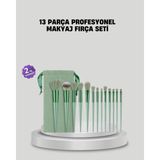 Marsilyan- Profesyonel Makyaj Fırça Seti Yumuşak Kıllı Taşınabilir Çantalı