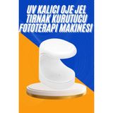 Marsilyan Protez Tırnak Kurutucu Kalıcı Oje LED Oje Kurutucu Uv Işınlı Taşınabilir - MCT9174-6288 - Çok Renkli