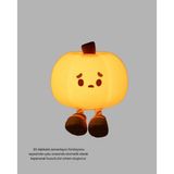 Marsilyan Pumpkin LED Night Light Dokunmatik Şarjlı Silikon Gece Lambası Yeni Nesil