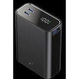 Marsilyan PW501 20.000 Mah Dijital Göstergeli 2 Adet 45W Type-C ve 22.5W USB Çıkışlı Şarj Pd Hızlı Şarj Powerbank - Siyah - Çok Renkli
