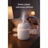 Marsilyan™- Rahat Nefes ve Deliksiz Uyku Için Sessiz Hava Nemlendirici Gece Lambalı Buhar Makinesi - Renkli - standart