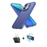 Marsilyan™- Redmi Note 13 Pro 4G Kılıf Atlas Form - Siyah 3D Antistatik Seramik Nano Ekran Koruyucu + Kamera Lens Koruma