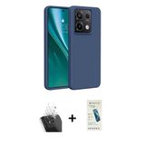 Marsilyan™- Redmi Note 13 Pro 4G Kılıf Kozmos Yansıma Özel Seri - Şeffaf Pasifik Cam Ekran Koruyucu + Kamera Lens Koruma