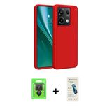 Marsilyan™- Redmi Note 13 Pro 4G Kılıf Kozmos Yansıma Özel Seri - Şeffaf Pasifik Cam Ekran Koruyucu + Raze Metal Kamera