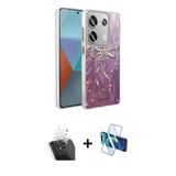 Marsilyan™- Redmi Note 13 Pro 4G Kılıf Zirve Modern Prime - Siyah 3D Antistatik Seramik Nano Ekran Koruyucu + Kamera Len
