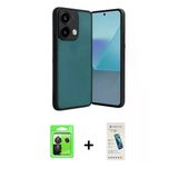 Marsilyan™- Redmi Note 13 Pro 5G Kılıf Kıvılcım Işık Serisi - Şeffaf Pasifik Cam Ekran Koruyucu + Raze Metal Kamera Lens
