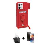 Marsilyan™- Redmi Note 13 Pro 5G Kılıf Vadi Form Prime - Siyah 3D Antistatik Mat Seramik Nano Ekran Koruyucu + Kamera Le