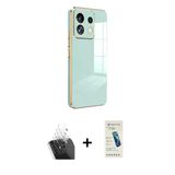 Marsilyan™- Redmi Note 13 Pro 5G Kılıf Yankı Serisi - Şeffaf Pasifik Cam Ekran Koruyucu + Kamera Lens Koruma Cam - Sf