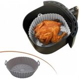 Marsilyan Renkli Isıya Dayanıklı Yıkanılabilir Silikon Fırın ve Airfryer Yuvarlak Pişirme Matı 20 cm (K95)