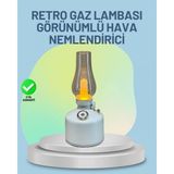 Marsilyan- Renkli LED Işıklı Retro Gaz Lambası Aroma Terapi Mist Maker - standart