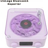 Marsilyan Retro Bluetooth Hoparlör Mor - 1
