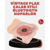 Marsilyan Retro Kristal Netliğinde Ses – Gece Işıklı Retro Bluetooth Hoparlör - Renkli