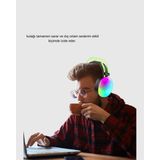 Marsilyan Rgb Işıklı Kablosuz Kulaklık Bluetooth 5.3 800MAH Ergonomik Ipx4 Dayanıklı - Renkli - 1