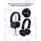 Marsilyan Rgb Işıklı Katlanabilir Bluetooth 5.3 Kulak Üstü Kulaklık - 1