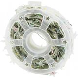 Marsilyan™- Rgb - Kar Tanesi 50MT Fişli Fonksiyonlu Şerit LED - Dekor Lamba BX40 - Renkli - standart