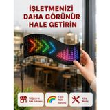 Marsilyan Rgb Renkli LED Ekran Tabela USB Bağlantılı ve Kayan Yazı Destekli