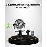 Marsilyan- Ritme Duyarlı LED Disko Topu – Renkli Işık Gösterili Parti Lambası - standart