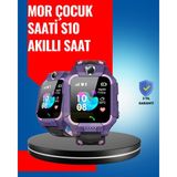 Marsilyan S10 Mor Akıllı Çocuk Saati Geçmiş Konum ve Acil Durum Uyarılı - 35 - 48 mm - 01P-Pembe