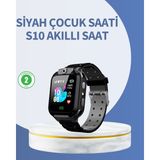 Marsilyan S10 Siyah Akıllı Çocuk Saati Anlık Konum Takibi ve Rota Geçmişi - MCT2850-4094 - Çok Renkli