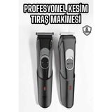 Marsilyan Saç Sakal Lazer Epilasyon Öncesi Tüy Kısaltma Makinesi Unısex 4 Taraklı - 1