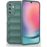 Marsilyan™- Samsung A36 Kılıf Optimum Silikon - Koyu Yeşil