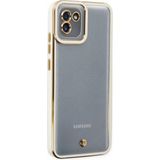 Marsilyan™- Samsung Galaxy A03 Kılıf Liva Lens Silikon - Beyaz