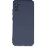 Marsilyan™- Samsung Galaxy A03S Kılıf Nano Içi Kadife Silikon - Gri