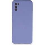 Marsilyan™- Samsung Galaxy A03S Kılıf Nano Içi Kadife Silikon - Lila