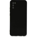 Marsilyan™- Samsung Galaxy A03S Kılıf Nano Içi Kadife Silikon - Siyah