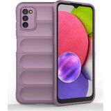Marsilyan™- Samsung Galaxy A03S Kılıf Optimum Silikon - Mor