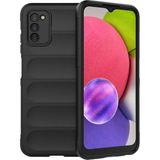Marsilyan™- Samsung Galaxy A03S Kılıf Optimum Silikon - Siyah