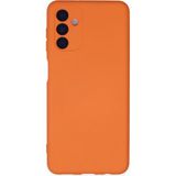 Marsilyan™- Samsung Galaxy A04S Kılıf Nano Içi Kadife Silikon - Turuncu