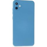 Marsilyan™- Samsung Galaxy A05 Kılıf Nano Içi Kadife Silikon - Mavi