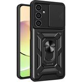 Marsilyan™- Samsung Galaxy A25 5g Kılıf Pars Lens Yüzüklü Silikon - Siyah