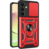 Marsilyan™- Samsung Galaxy A26 Kılıf Pars Lens Yüzüklü Silikon - Kırmızı