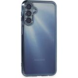 Marsilyan™- Samsung Galaxy A35 5g Kılıf Razer Lensli Silikon - Açık Mavi