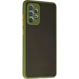 Marsilyan™- Samsung Galaxy A72 Kılıf Montreal Silikon Kapak - Yeşil