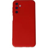Marsilyan™- Samsung Galaxy M14 5g Kılıf Nano Içi Kadife Silikon - Kırmızı