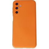 Marsilyan™- Samsung Galaxy M14 5g Kılıf Nano Içi Kadife Silikon - Turuncu