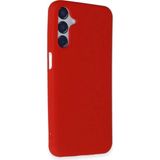 Marsilyan™- Samsung Galaxy M15 Kılıf First Silikon - Kırmızı