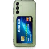 Marsilyan™- Samsung Galaxy M15 Kılıf Kart Şeffaf Silikon - Şeffaf