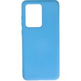 Marsilyan™- Samsung Galaxy S20 Ultra Kılıf Nano Içi Kadife Silikon - Mavi