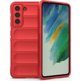 Marsilyan™- Samsung Galaxy S22 Plus Kılıf Optimum Silikon - Kırmızı