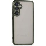 Marsilyan™- Samsung Galaxy S23 Fe Kılıf Razer Lensli Silikon - Yeşil
