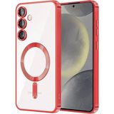 Marsilyan™- Samsung Galaxy S23 Kılıf Kross Magneticsafe Kapak - Kırmızı