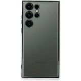 Marsilyan™- Samsung Galaxy S23 Ultra Kılıf Razer Lensli Silikon - Yeşil