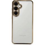 Marsilyan™- Samsung Galaxy S24 Fe Kılıf Razer Lensli Silikon - Gold
