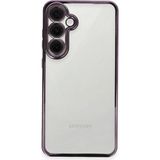 Marsilyan™- Samsung Galaxy S24 Fe Kılıf Razer Lensli Silikon - Mor