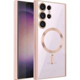 Marsilyan™- Samsung Galaxy S24 Ultra Kılıf Kross Magneticsafe Kapak - Rose
